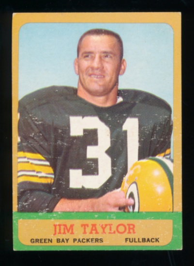 1963 Topps Football Card #87 Hall of Famer Jim Taylor Green Bay Packers
