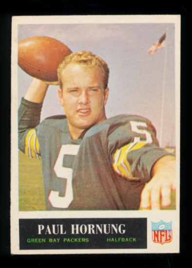 1965 Philadelphia Football Card #76 Hall of Famer Paul Hornung Green Bay Pa