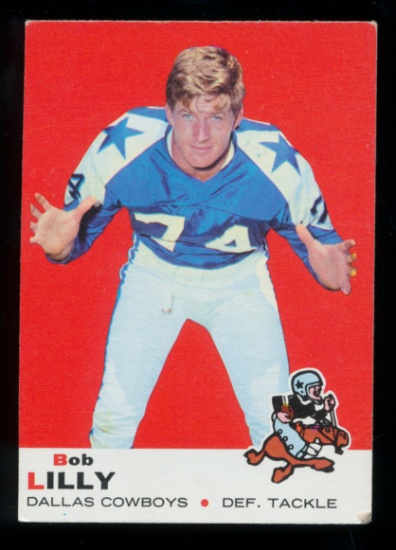 1969 Topps Football Card #53 Hall of Famer Bob Lilly Dallas Cowboys