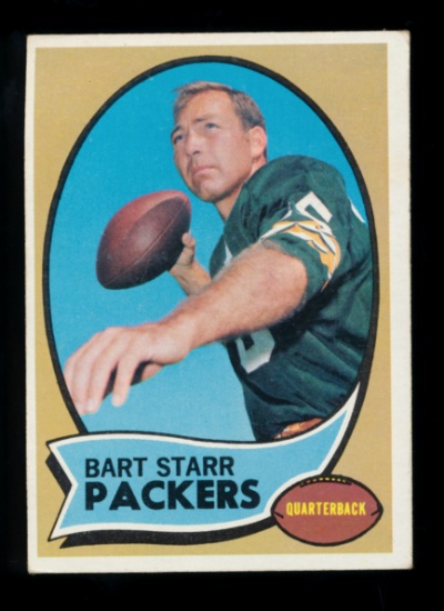 1970 Topps Football Card #30 Hall of Famer Bart Starr Greebn Bay Packers