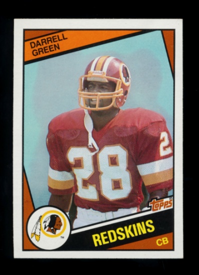1984 Topps ROOKIE Football Card #380 Rookie Hall of Famer Darrell Green Was