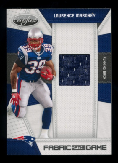 2010 Panini America Jersey Football Card #96 Fabric of The Game Laurence Ma