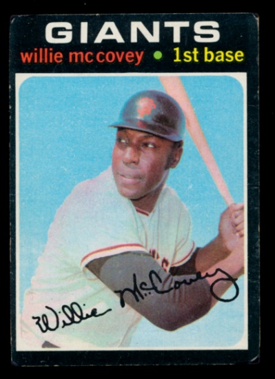 1971 Topps Baseball Card #50 Hall of Famer Willie McCovey San Francisco Gia