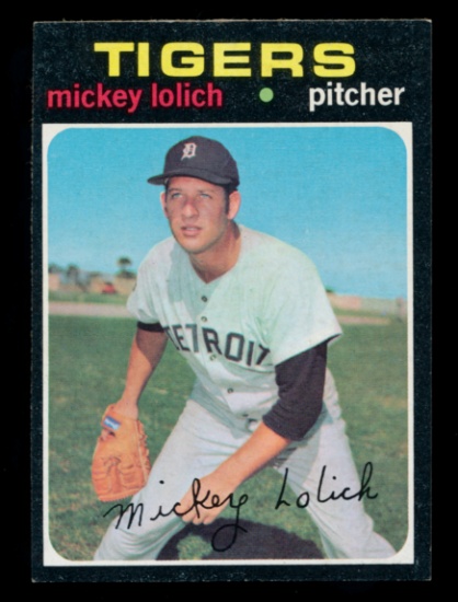 1971 Topps Baseball Card #133 Mickey Lolich Detroit Tigers