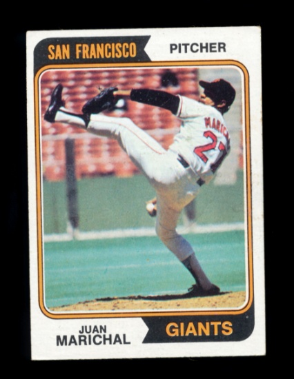 1974 Topps Baseball Card #330 Hall of Famer Juan Marichal San Francisco Gia