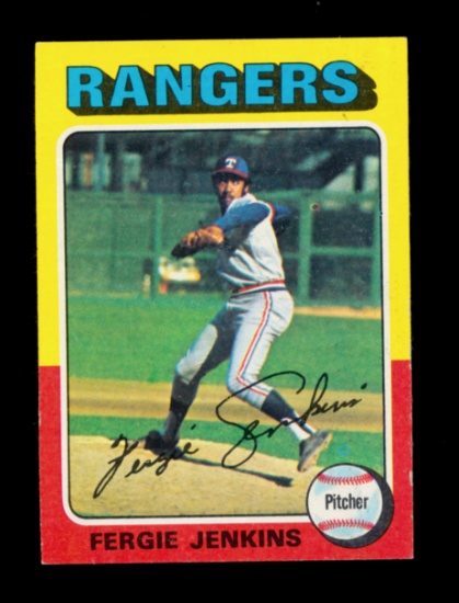1975 Topps Baseball Card #60 Hall of Famer Fergie Jenkins Minnesota Twins