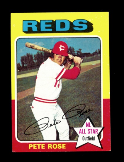 1975 Topps Baseball Card #320 Pete Rose Cincinnati Reds