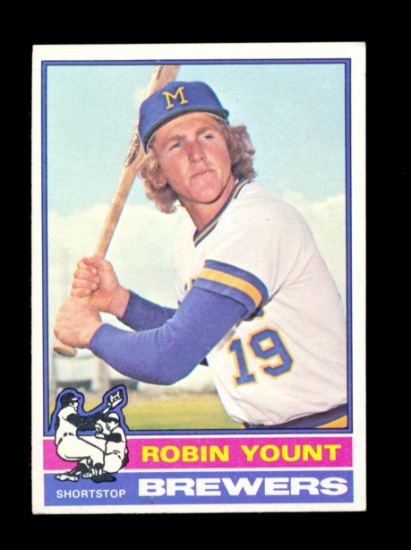 1976 Topps Baseball Card #316 Hall of Famer Robin Yount Milwaukee Brewers