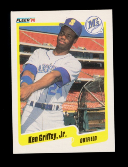 1990 Fleer Baseball Card #513 Hall of Famer Ken Griffey Jr Seattle Mariners