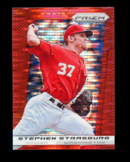 2013 Panini Prizm Baseball Card #134 Steven Strasburg Washington Nationals