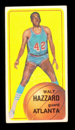 1970 Topps Basketball Card #134 Walt Hazzard Aatlanta Hawks