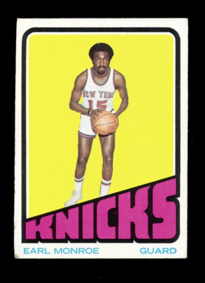 1972 Topps Basketball Card #73 Earl Monroe New York Knicks