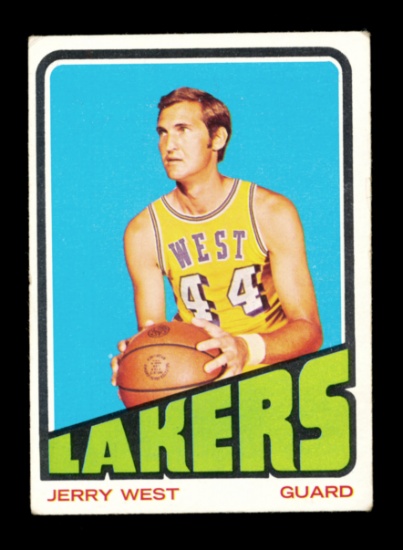 1972 Topps Basketball Card #75 Jerry West Los Angeles Lakers