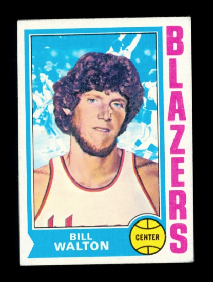 1974 Topps ROOKIE Basketball Card #39 Rookie Bill Walton Portland Trail Bla