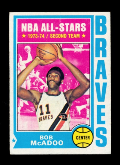 1974 Topps Basketball Card #80 Bob McAdoo Buffalo Braves