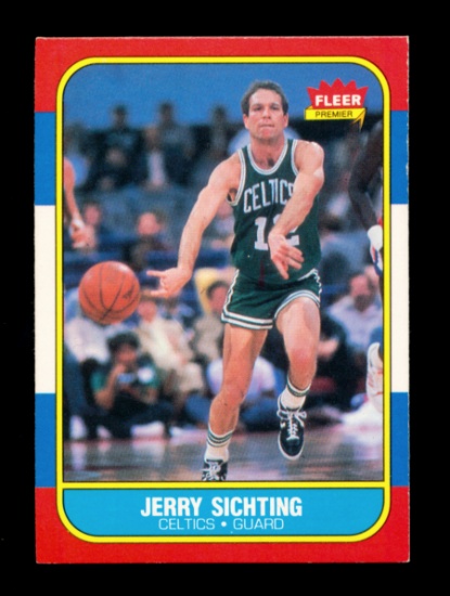 1986 Fleer Basketball Card #101 of 132 Jerry Sichting Boston Cetlics