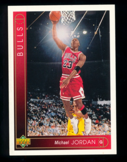 1993 Upper Deck Basketball Card #23 Michael Jordan Chicago Bulls