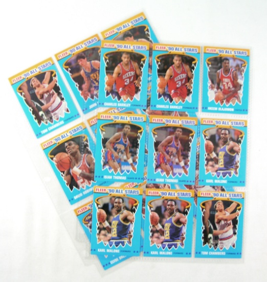 (18) 1990 Fleer All Star Basketball Cards NM-Mint Conditions