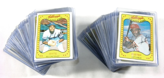 1981 Kelloggs Xograph 3D Baseball Card Set. Some Are Cracked. 66 Cards