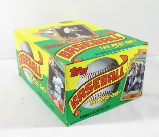 1987 Topps Baseball Full Wax Pack Box. 36 Unopened Wax Packs