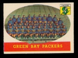 1958 Topps Football Card #96 Green Bay Packers Team Card
