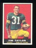 1961 Topps Football Card #41 Hall of Famer Jim Taylor Green Bay Packers