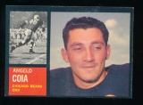 1962 Topps Football Card #20 Angelo Coia Chicago Bears