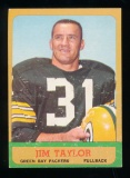 1963 Topps Football Card #87 Hall of Famer Jim Taylor Green Bay Packers