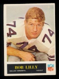 1965 Philadelphia Football Card #47 Hall of Famer Bob Lilly Dallas Cowboys