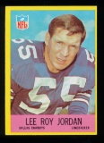 1966 Philadelphia ROOKIE Football Card #54 Rookie Lee Roy Jordan Dallas Cow