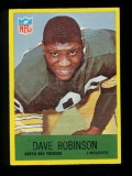 1966 Philadelphia ROOKIE Football Card #80 Rookie Hall of Famer Dave Robins