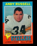 1971 Topps Football Card #132 Andy Russell Pittsburgh Steelers