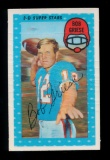 1971 Kelloggs Xograph 3D Football Card #55 of 60 Hall of Famer Bob Griese M