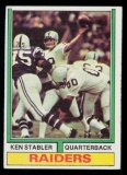 1974 Topps Football Card #451 Hall of Famer Ken Stabler Oakland Raiders