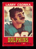 1974 Wonder Bread Football Card #5 Hall of Famer Larry Csonka Miami Dolphin