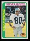 1978 Topps Football Card #443 Hall of Famer Steve Largent Seattle Seahawks