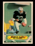 1983 Topps Football Sticker #1 Hall of Famer Marcus Allen Oakland Raiders