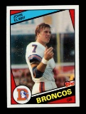 1984 Topps ROOKIE Football Card #63 Rookie Hall of Famer John Elway Denver