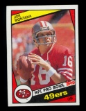1984 Topps Football Card #358 Hall of Famer Joe Montana San Francisco 49ers