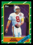 1986 Topps ROOKIE Football Card #374 Rookie Hall of Famer Steve Young Tampa