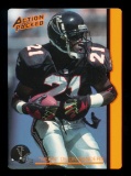 1992 Rare Action Packed Neon 84N Football Card #21 Dion Sanders Atlanta Fal
