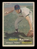1957 Topps Baseball Card #88 Harvey Kuenn Detroit Tigers