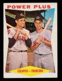 1960 Topps Baseball Card #260 Power Plus Colavito and Francona