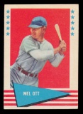 1961 Fleer Greats Baseball Card #68 Hall of Famer Mel Ott