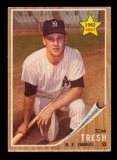 1962 Topps ROOKIE Baseball Card #31 Rookie Tom Tresh New York Yankees0