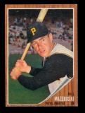 1962 Topps Baseball Card #353 Hall of Famer Bill Mazeroski Pittsburgh Pirat