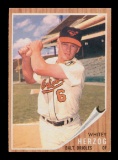 1962 Topps Baseball Card #513 Hall of Famer Whitey Herzog Baltimore Orioles
