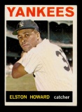 1964 Topps Baseball Card #100 Elston Howard New York Yankees