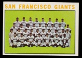 1964 Topps Baseball Card #257 San Francisco Giants Team Card