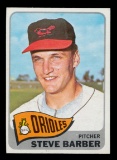 1965 Topps Baseball Card #113 Steve Barber Baltimore Orioles
